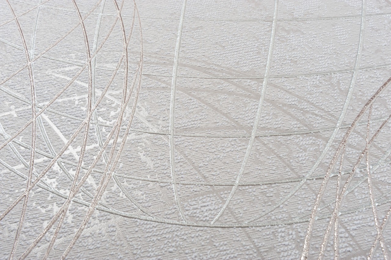 Vinyl Foam wallpaper on non-woven base Vinil Sphere  DHS-1584/3 Cold-Beige 10,05 x 1,06 m