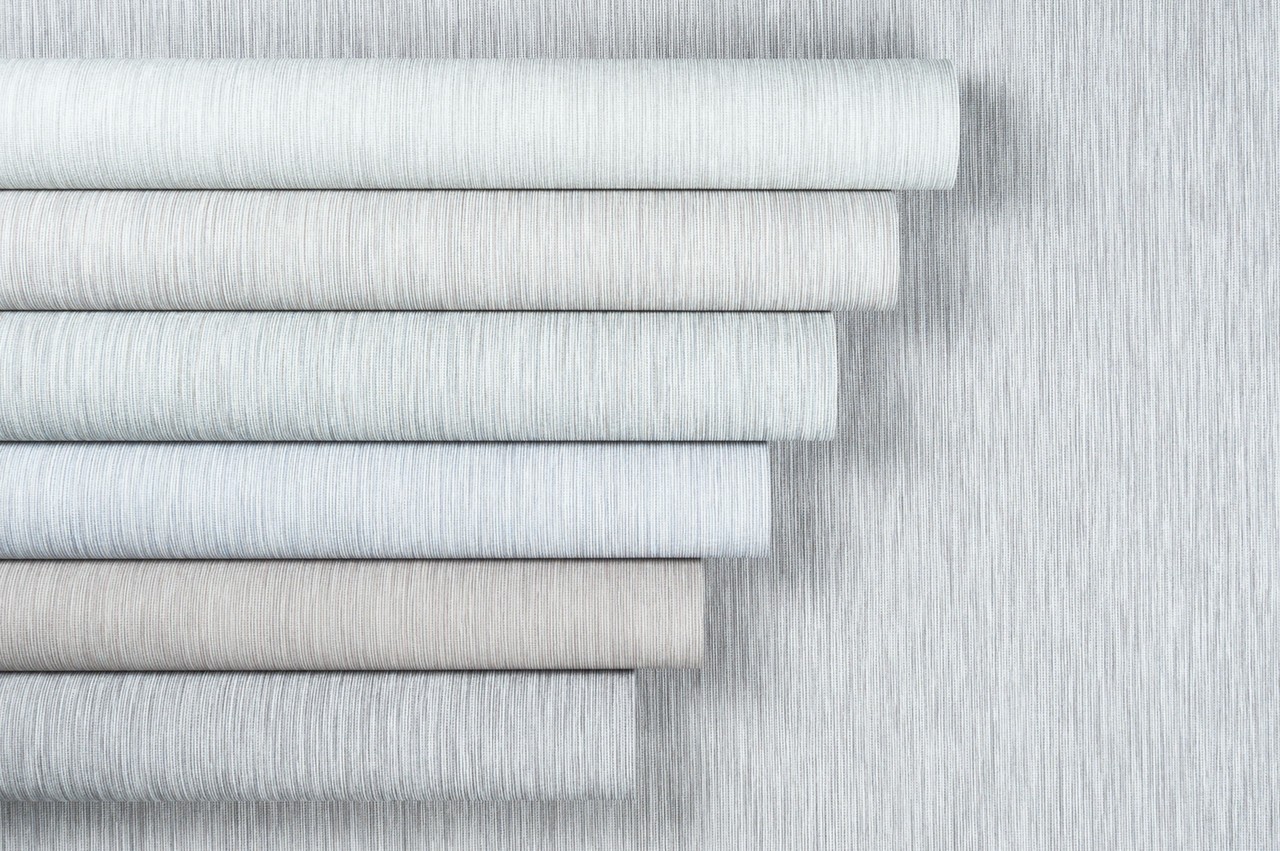 Hot Embossed wallpaper on Non-Woven Base Vinil Line SHT 2-1556 Gray-Beige 10,05 x 1,06 m