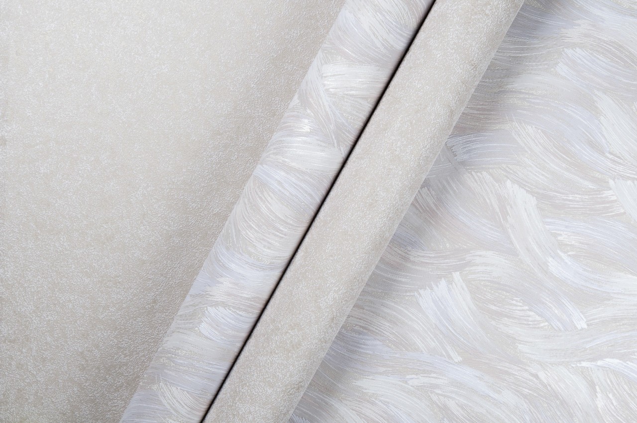 Vinyl Foam wallpaper on non-woven base Vinil Aqua DHV-1595/3 Cold-Beige 10,05 x 1,06 m
