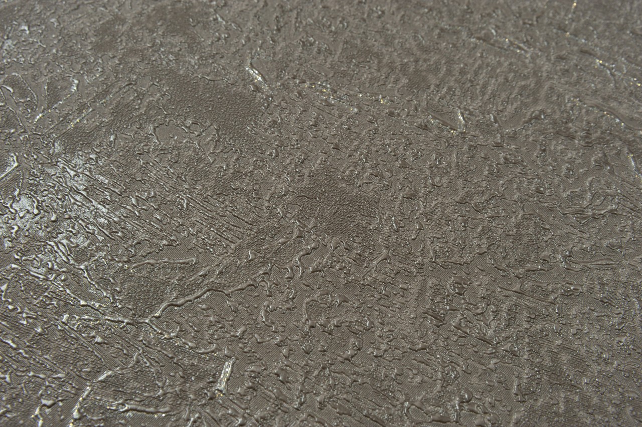 Hot Embossed wallpaper on Non-Woven Base Vinil Agava SHT 7-1406 Dark Gray 10,05 x 1,06 m