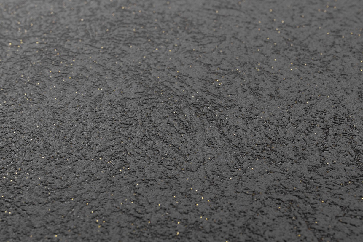 Vinyl Foam wallpaper on non-woven base Vinil ARABELLA DHV-1481/5 Gray-Black 10,05 x 1,06 m