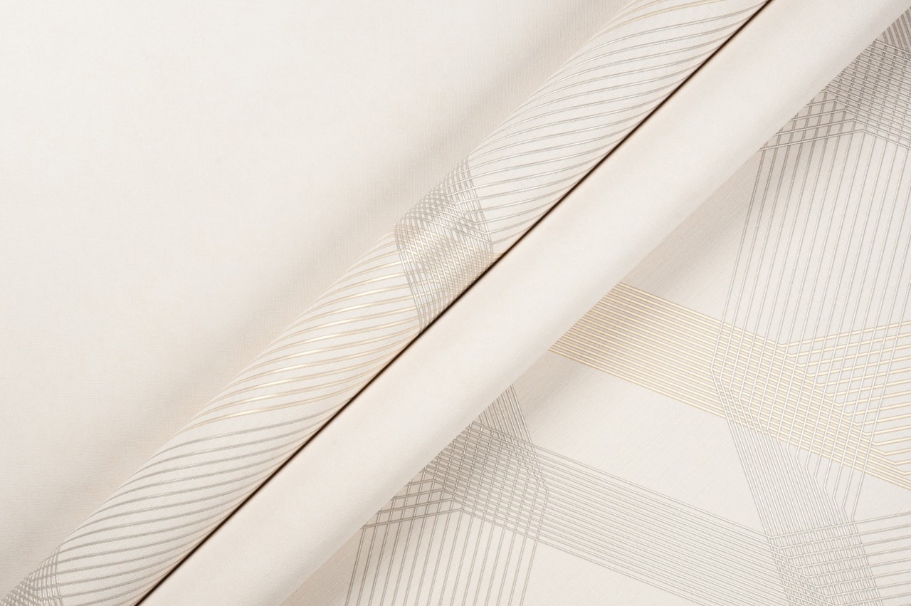 Hot Embossed wallpaper on Non-Woven Base Vinil Fringe SHT 2-1469 Warm-Beige 10,05 x 1,06 m