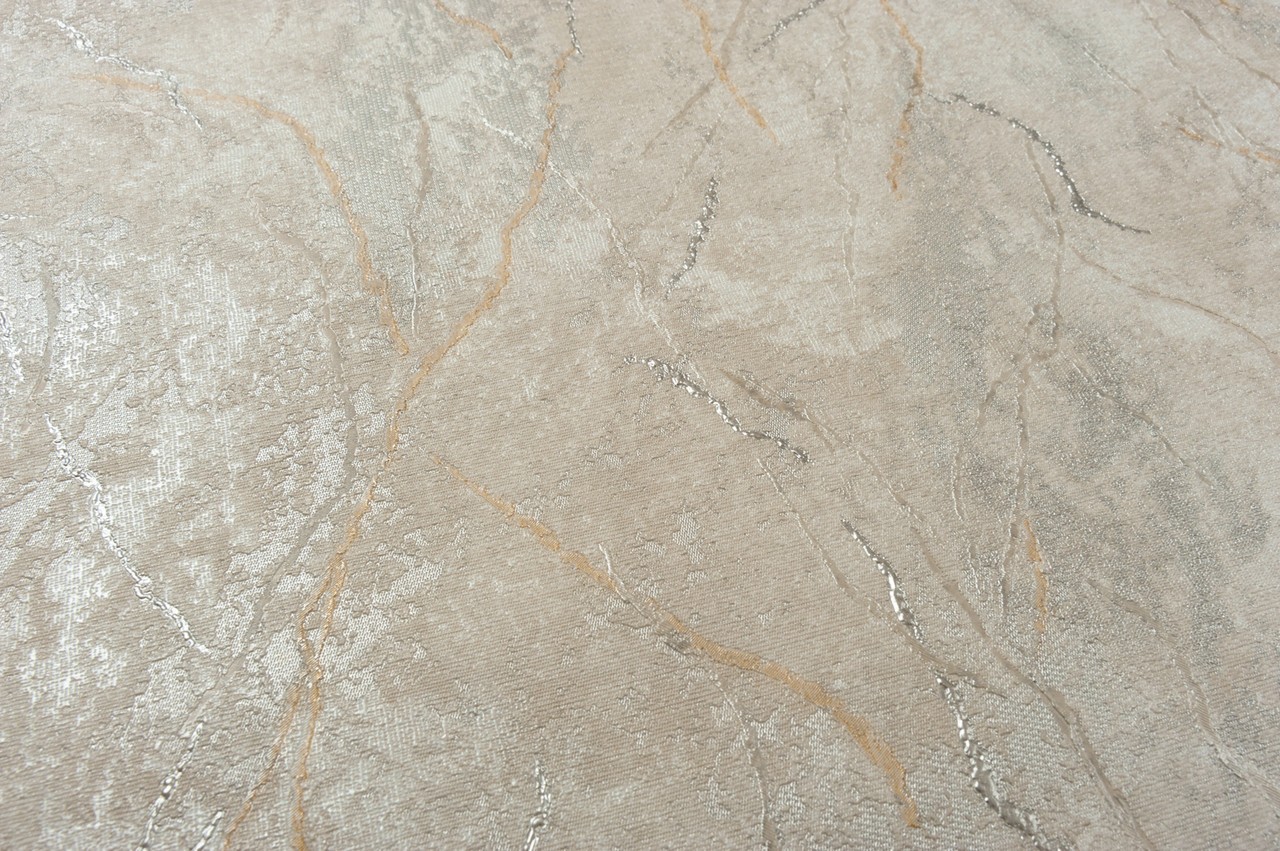 Hot Embossed wallpaper on Non-Woven Base Vinil Arona TFSH3-1279 Golden-Silver 10,05 x 1,06 m