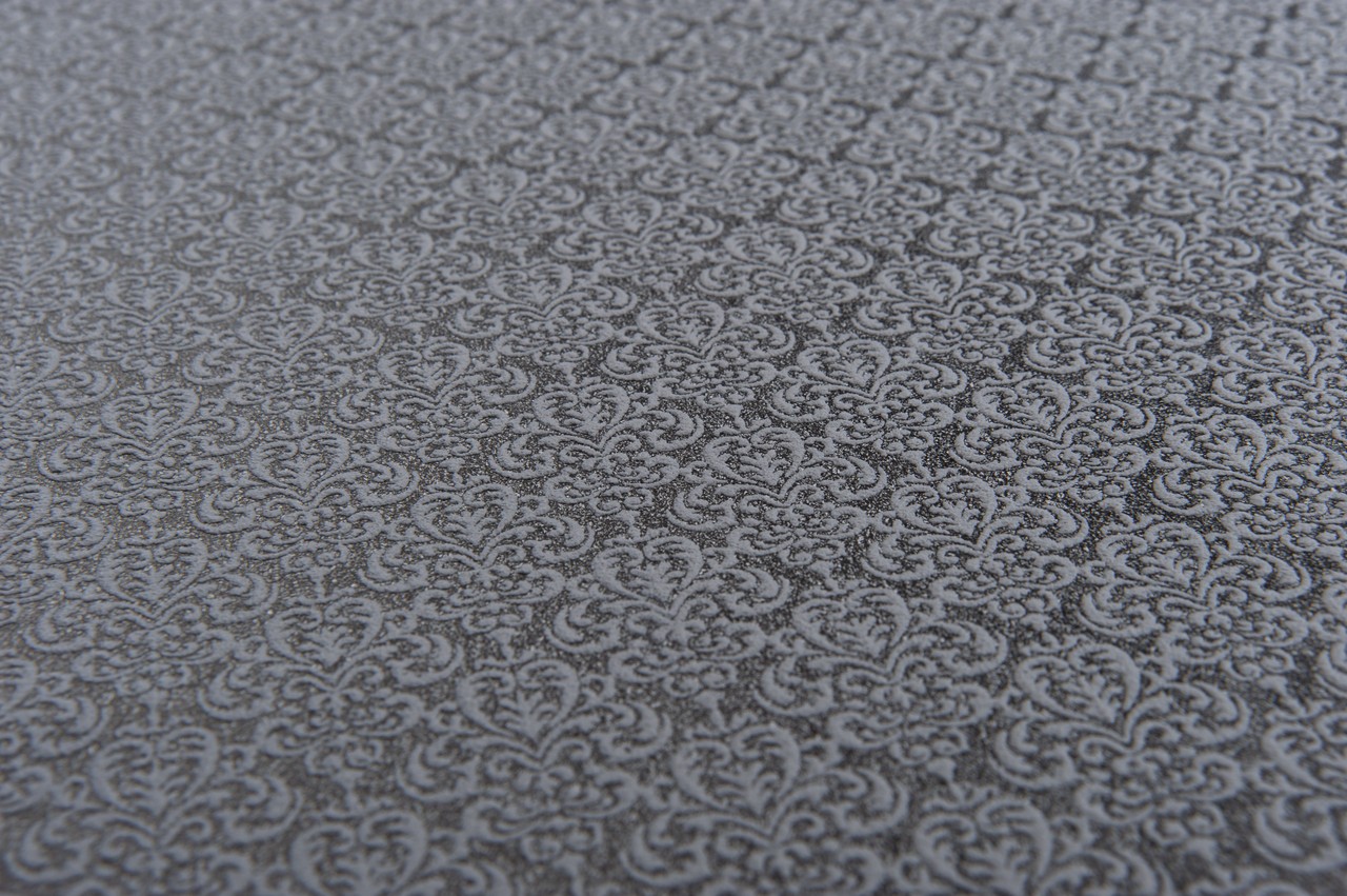 Vinyl Foam wallpaper on non-woven base Vinil Damir DHV-1487/6 Black 10,05 x 1,06 m