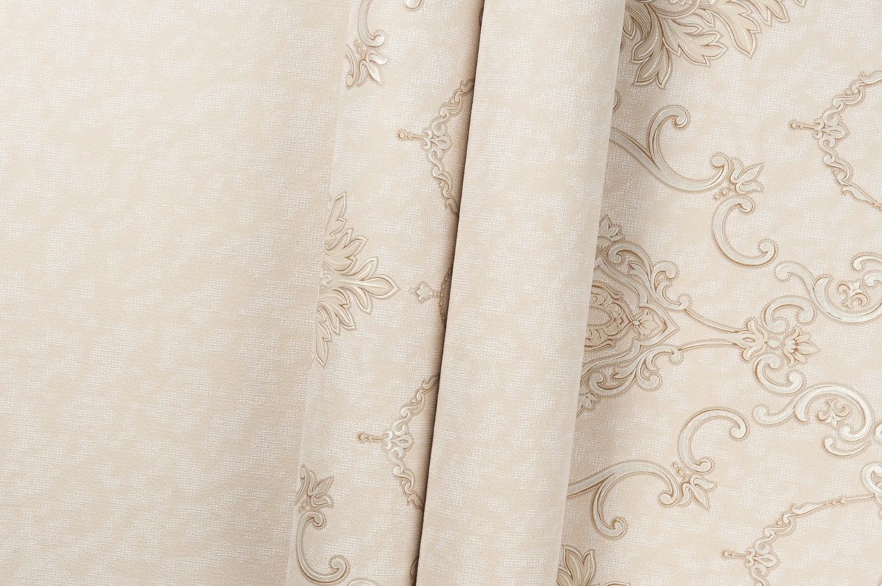 Vinyl Foam wallpaper on non-woven base Vinil Zan KFP 2-1519 Sandy 10,05 x 0,53 m