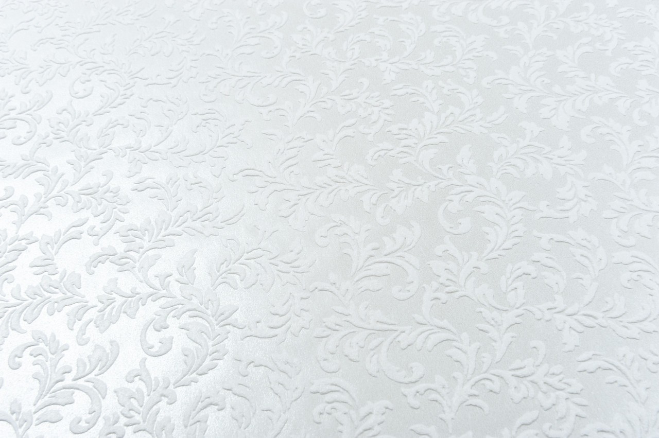 Vinyl Foam wallpaper on non-woven base Vinil Golden DHN-1498/1 White 10,05 x 1,06 m