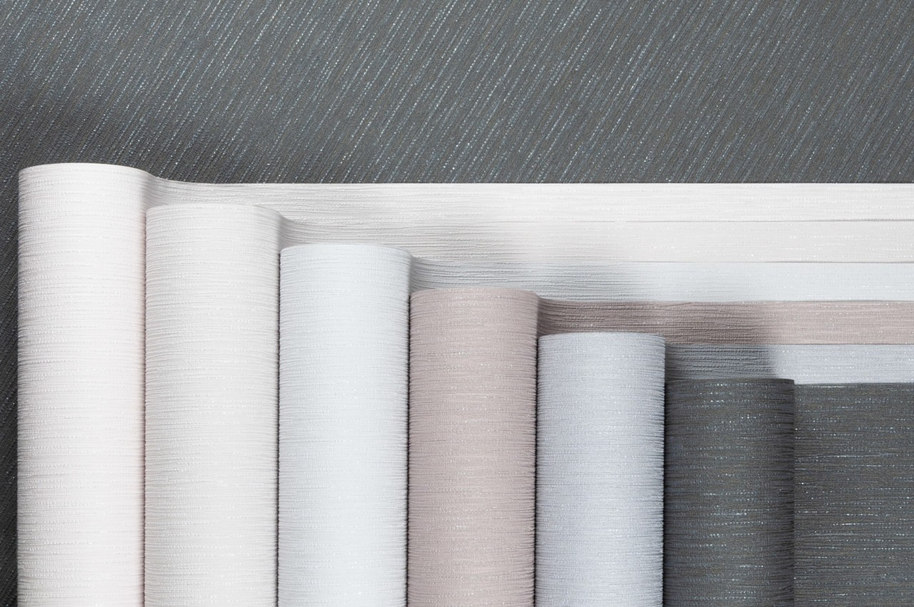 Vinyl Foam wallpaper on non-woven base Vinil Cashmere  DHS-1581/1 Warm-Beige 10,05 x 1,06 m