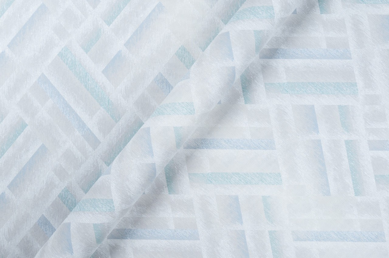 Vinyl Foam wallpaper on non-woven base Vinil Shirley  DHS-1583/4 Gray-Turquoise 10,05 x 1,06 m