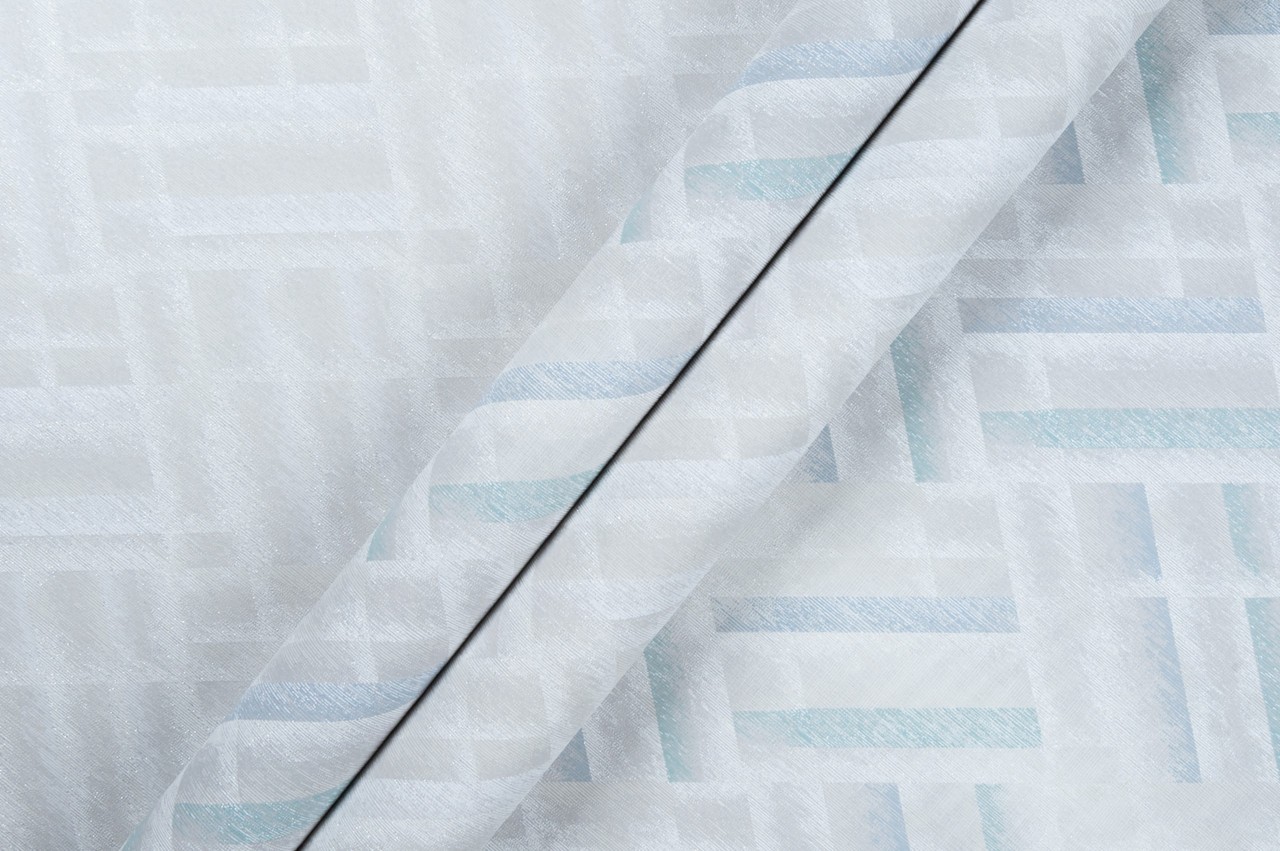 Vinyl Foam wallpaper on non-woven base Vinil Shirley  DHS-1583/4 Gray-Turquoise 10,05 x 1,06 m