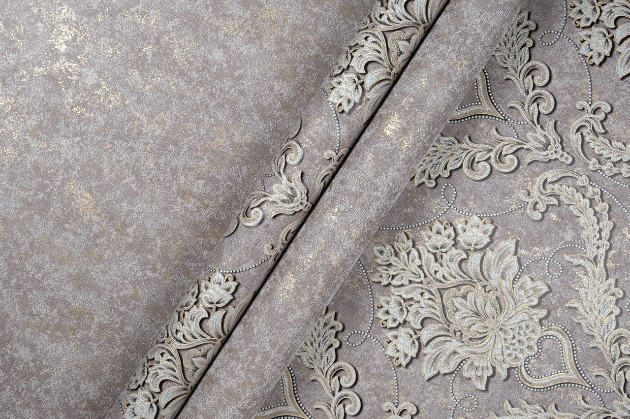 Vinyl Foam wallpaper on non-woven base Vinil Avery DHN-1500/5 Brown 10,05 x 1,06 m