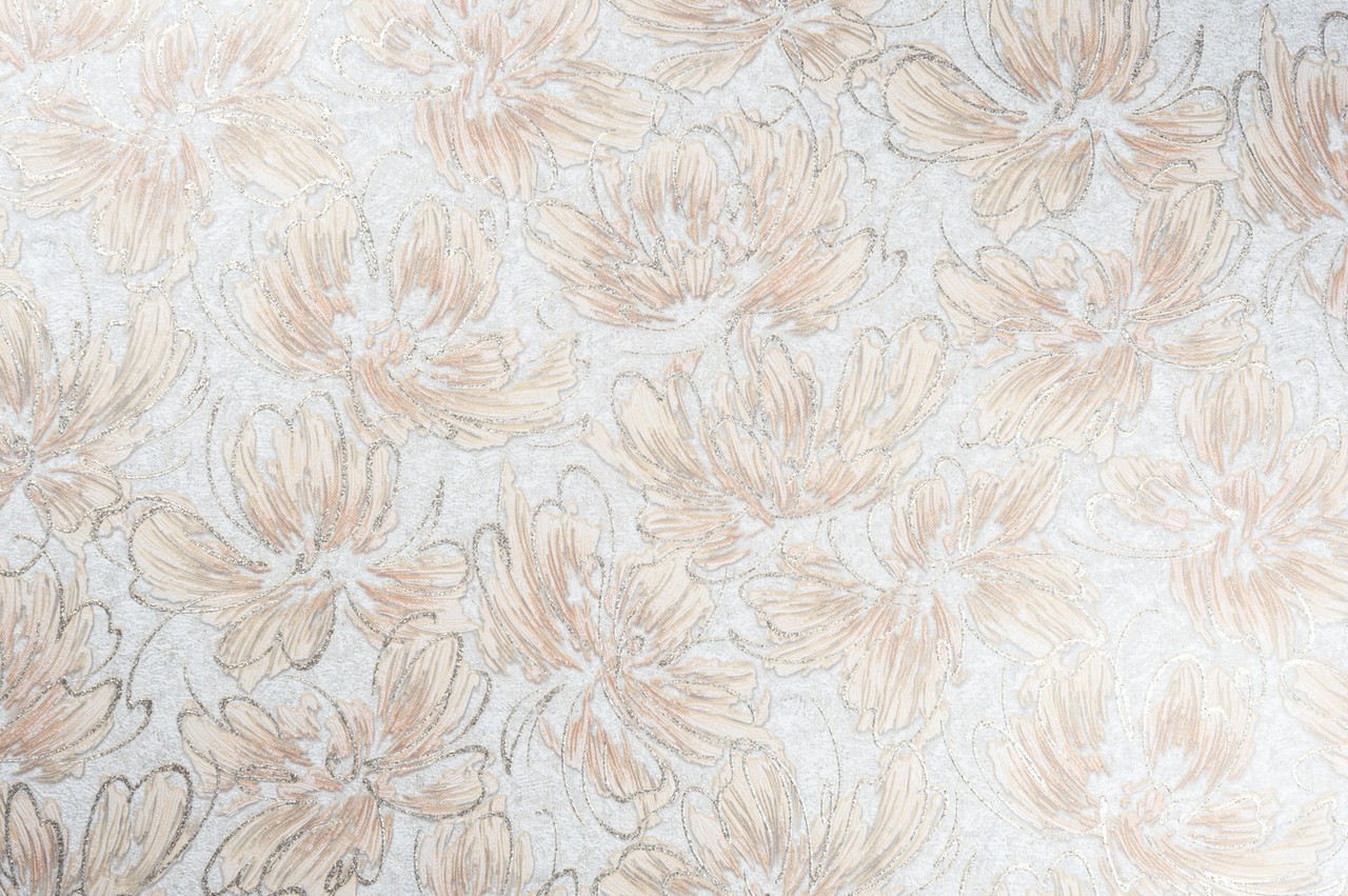 Vinyl Foam wallpaper on non-woven base Vinil Pure DHL-1652/2 Gray-Beige (1,06С…10,05 m)