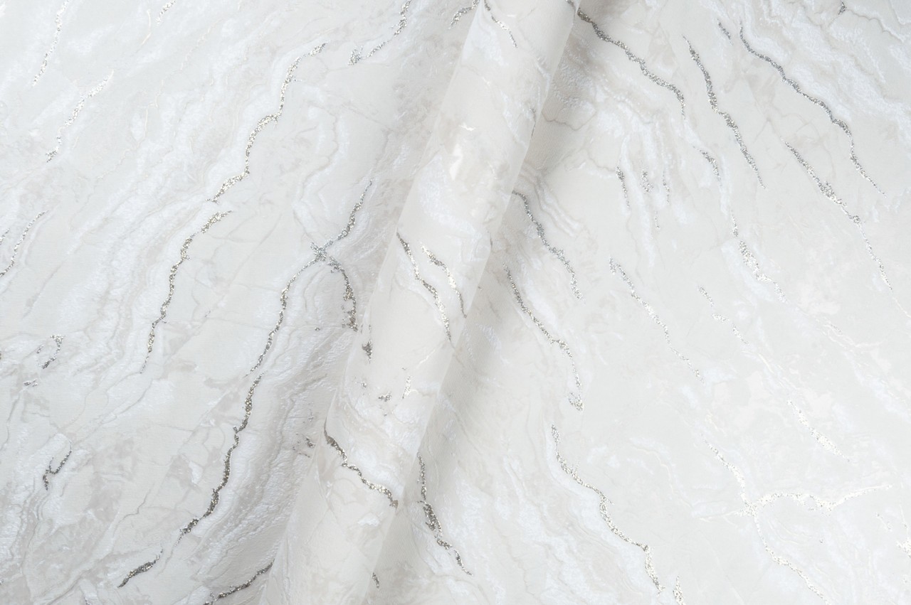 Vinyl Foam wallpaper on non-woven base Vinil Lagoona DHL-1651/2 White (1,06С…10,05 m)