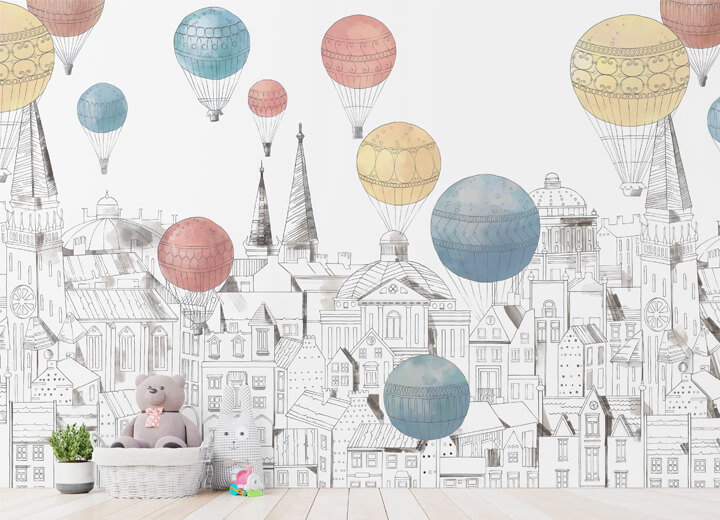Aerial city